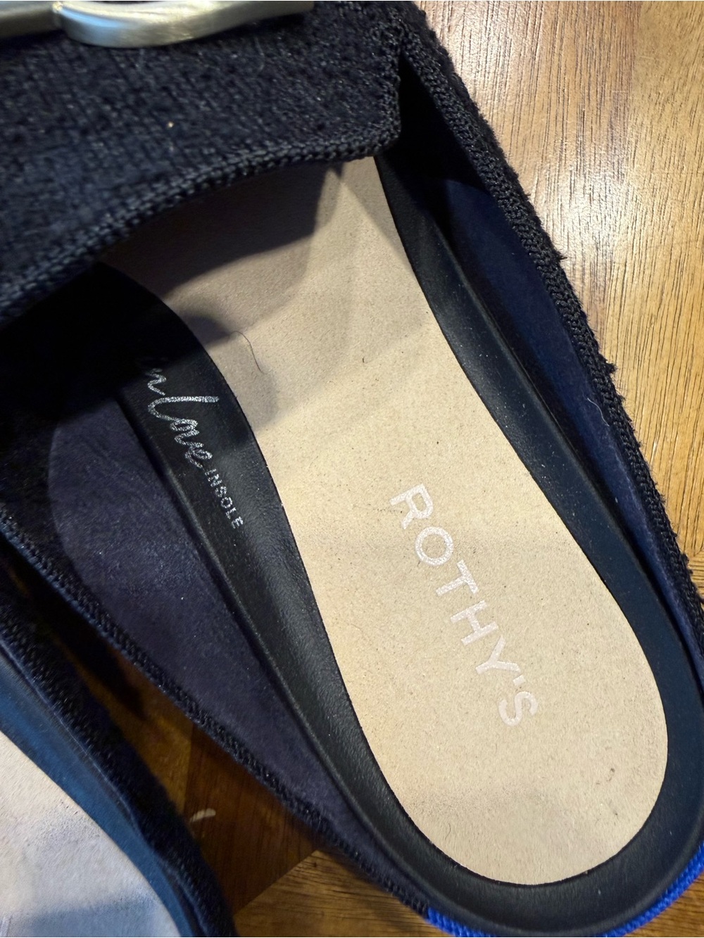Rothy's Double Bit Loafer Mule size 10 black - Picture 2 of 5